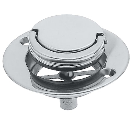 Westbrass Roman Tub Drain Trim, 3-9/16" OD in Polished Chrome D320-26